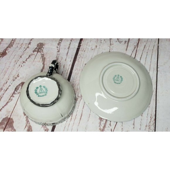 Rare Vintage Mitterteich Bavaria Mini Tea Cup And Saucer - Picture 4 of 11